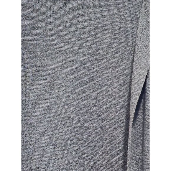 Chicos Womens Open Front Cardigan Sweater Gray Size 2 Long Sleeve Lightweight - Picture 9 of 9